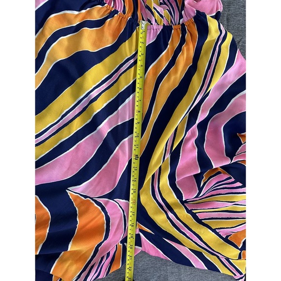 Anthropologie Maeve FINLEY Jumpsuit SZ 6 Animal Print Wide Leg Crop Pockets - Picture 10 of 12